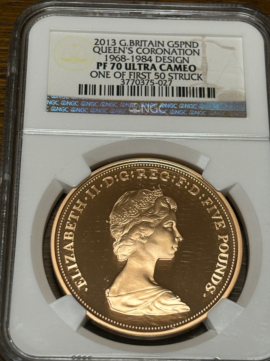 2013 イギリス ジョージ王子 5ポンド 銀貨 PF70 UC 2013 セントジョージ 竜退治 イギリス 5ポンド 銀貨 PF70 UC