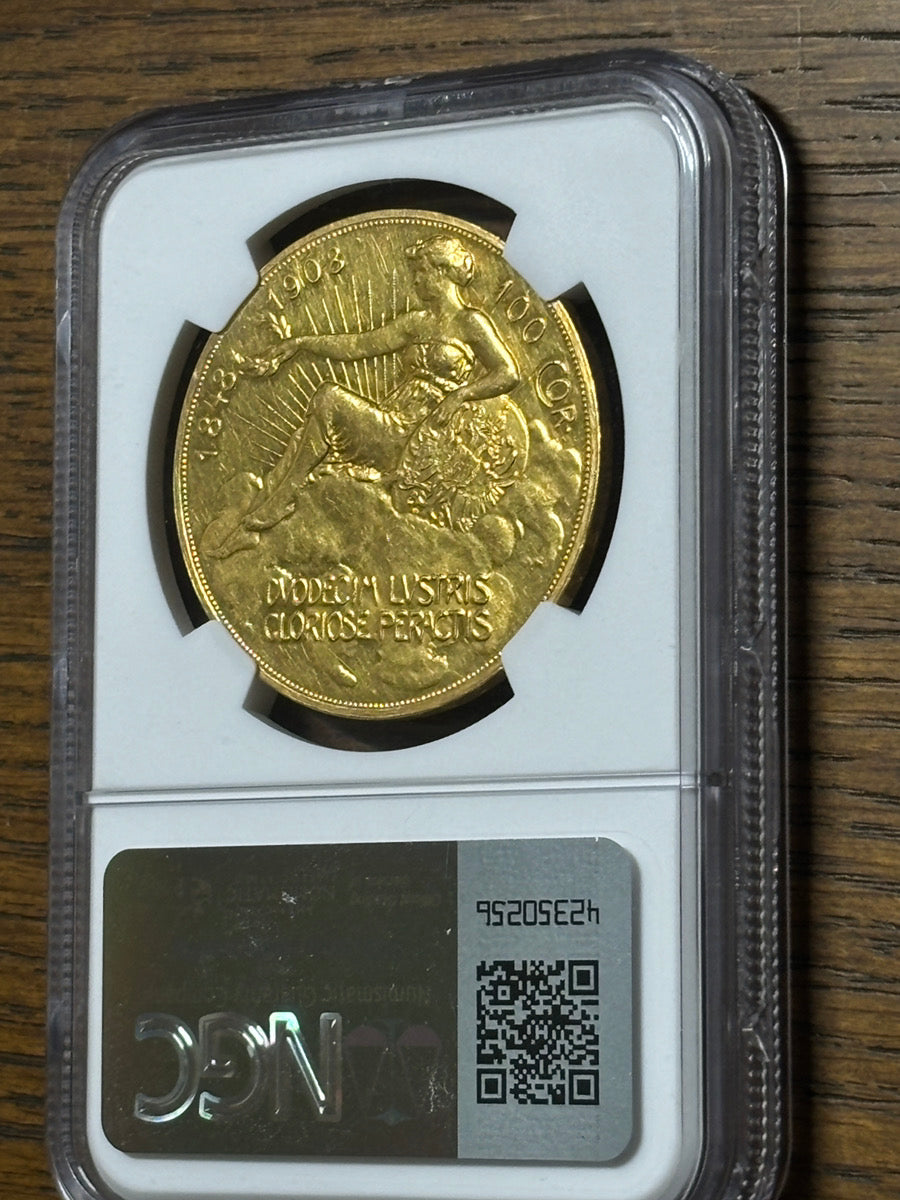 1908年 フランツ・ヨーゼフ 雲上の女神 オーストリア 金貨 PF58 NGC – LegacyCoin