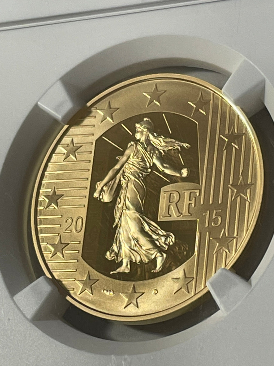 2015年 フランス The Sower （種を蒔く人） 100ユーロ NGC PF70 – LegacyCoin