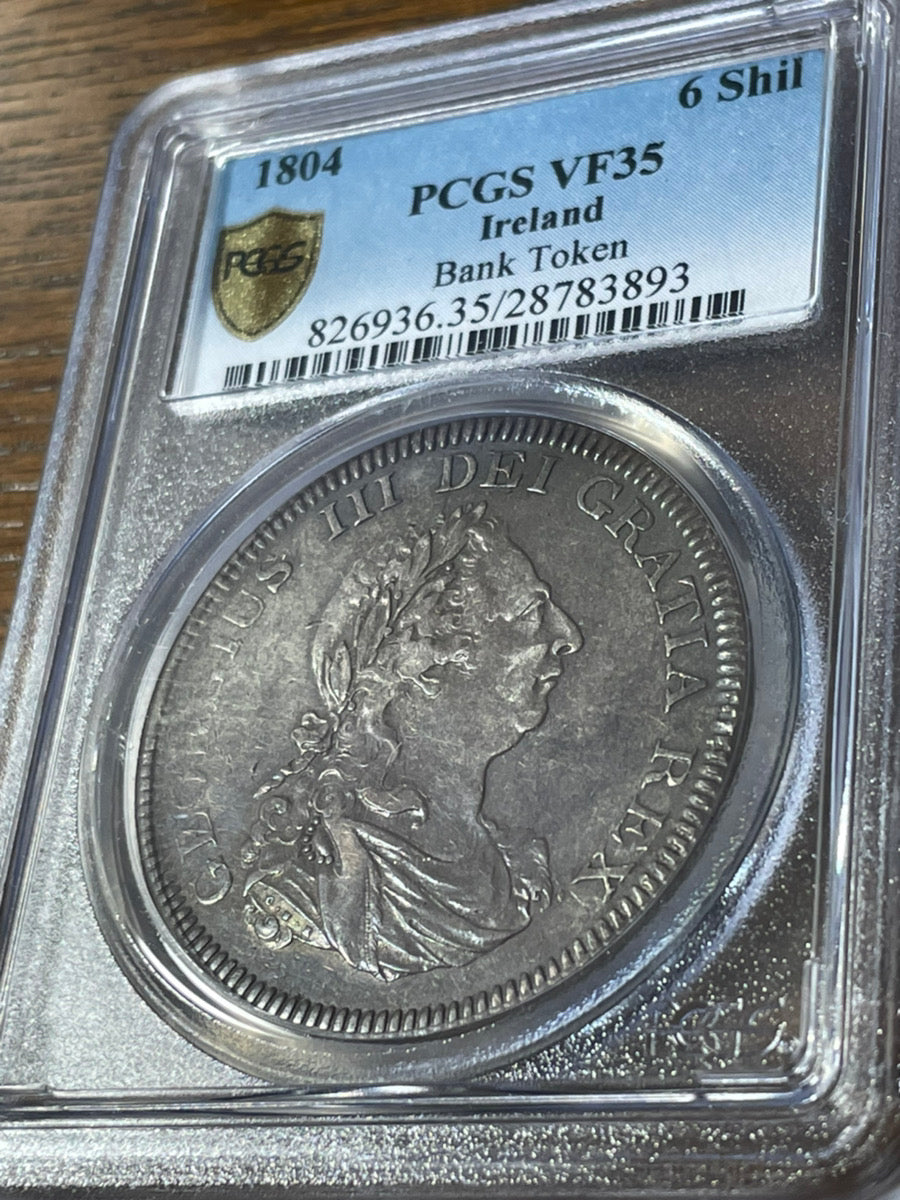 希少銀貨】1804年 アイルランド ジョージ3世 6シリング – LegacyCoin