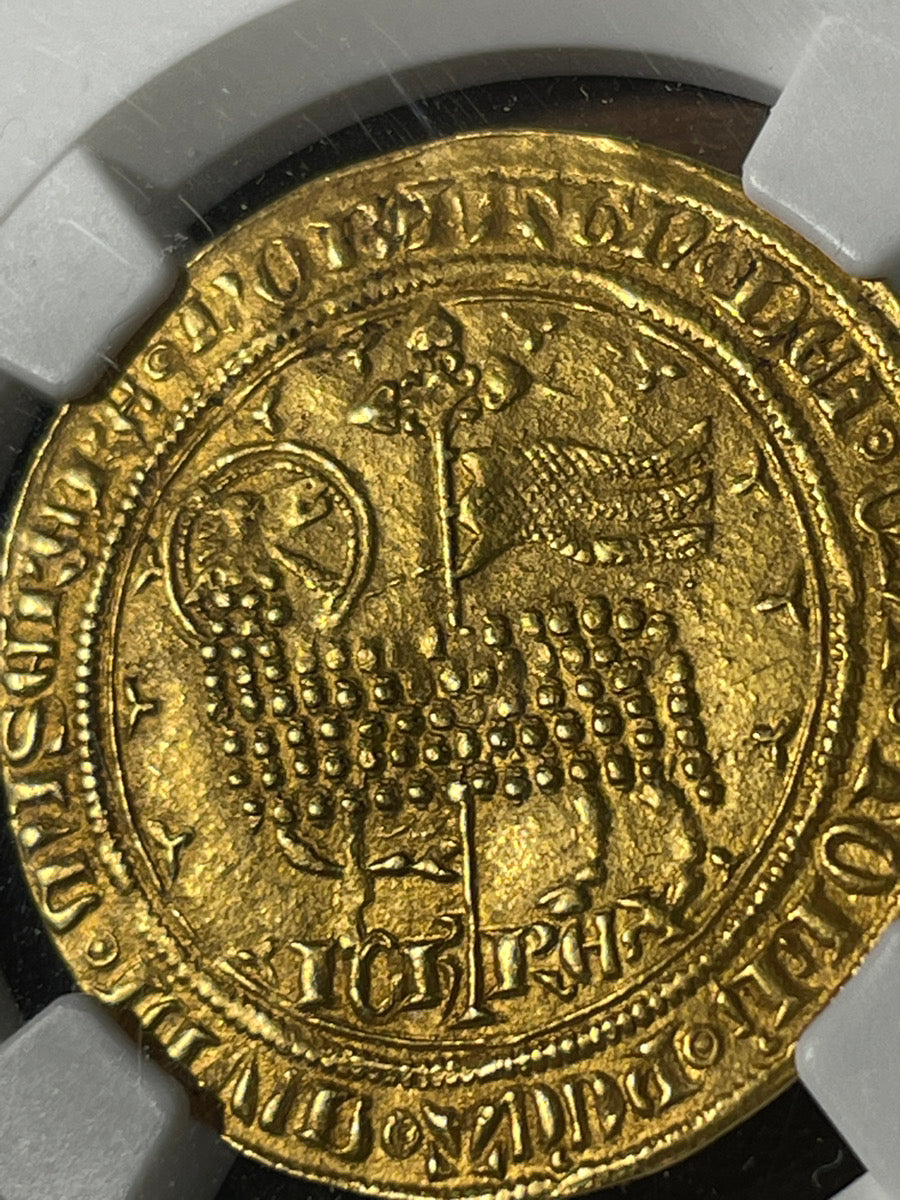 フランス 1350-64 ジャン2世 ムートンドール 金貨 黄金の羊 PCGS ...