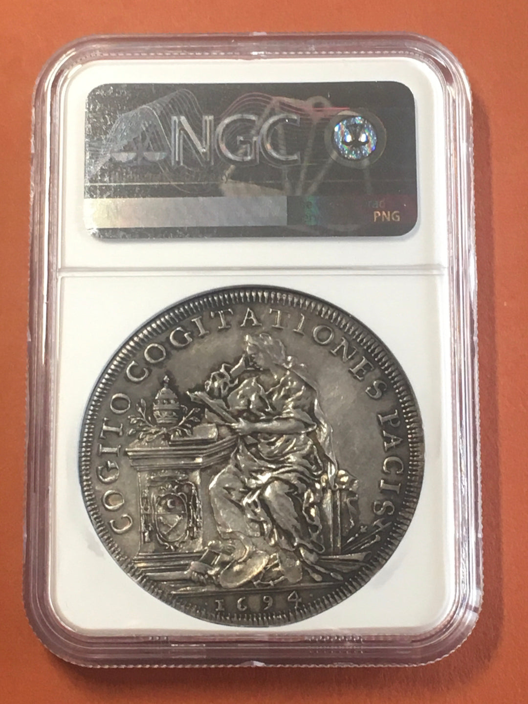 1694年【超希少】ローマ教皇 インノケンティウス12世 NGC AU53