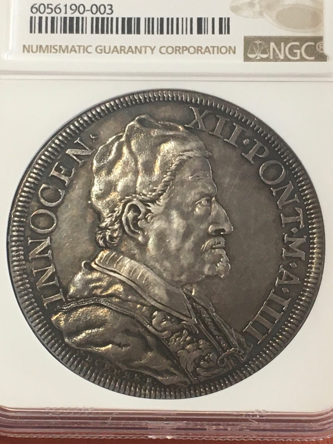 1694年【超希少】ローマ教皇 インノケンティウス12世 NGC AU53