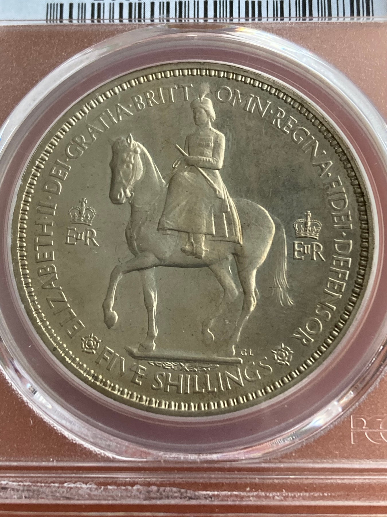 エリザベス2世 戴冠記念コイン】 1953年 イギリス 白銅貨 PR64エンタメ 